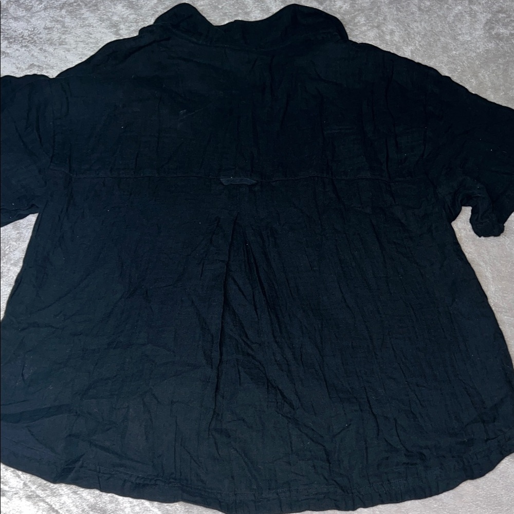 Columbia Midnight Black Button Up Casual Shirt NWT - Picture 2 of 4